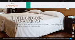 Desktop Screenshot of hotel-gregoire.com